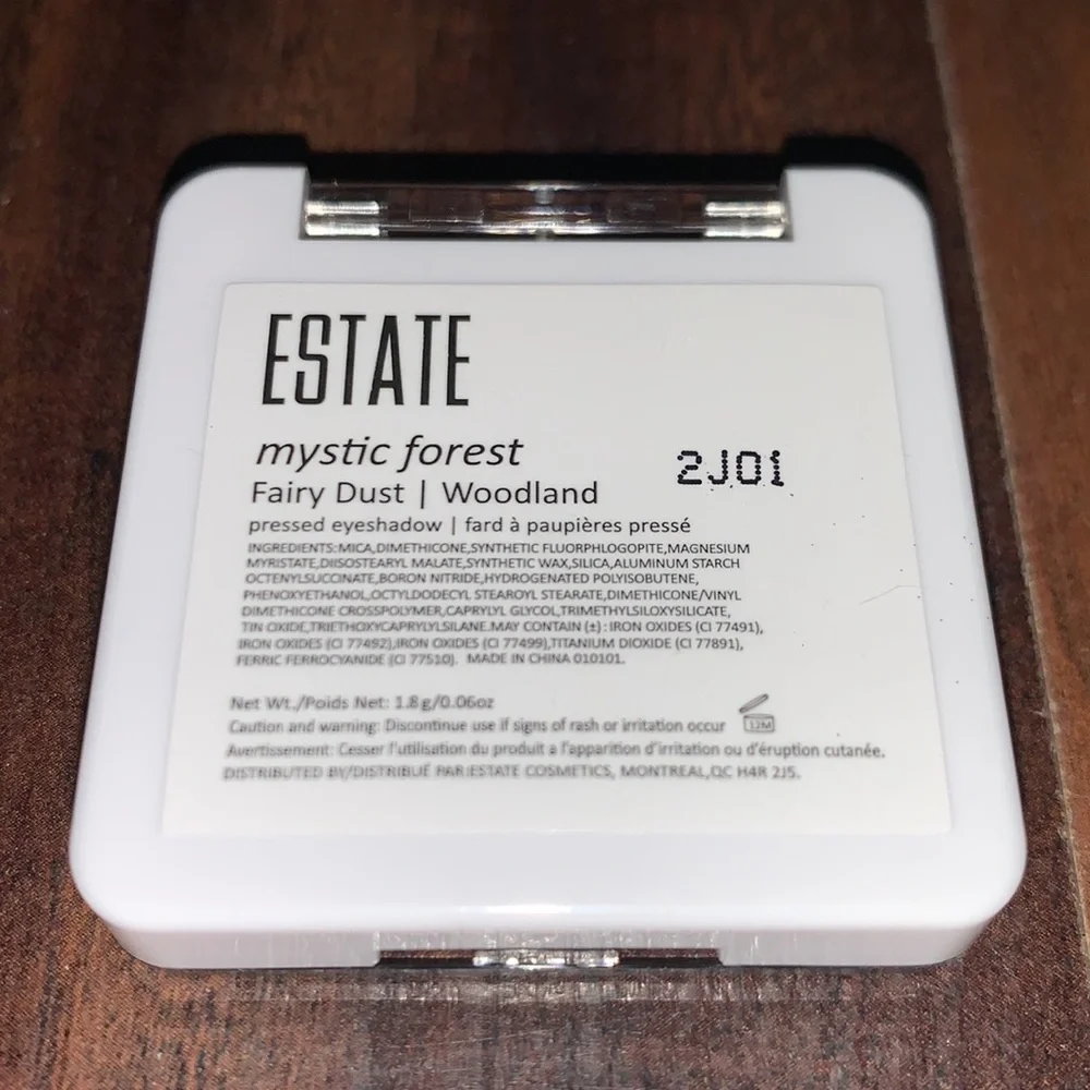 Estate Cosmetics Mystic Forest Eyeshadow Duo Fairy Dust Woodland NWT Vegan